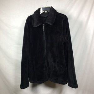 32 Degrees Heat Women’s Black Faux Fur Jacket Med